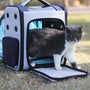 Sac de transport chat rectangulaire extensible - Breezy