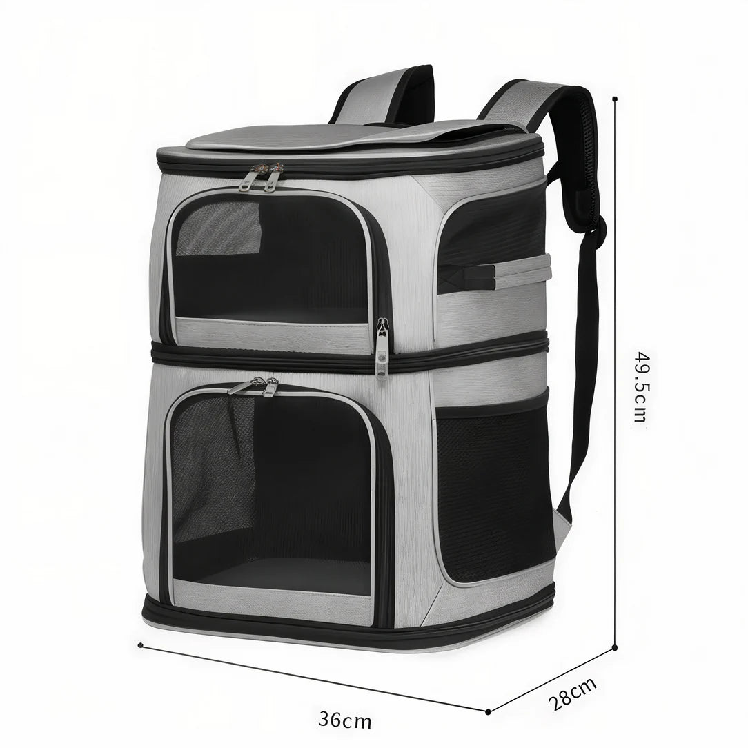 Sac de transport double pour chat - Cocoon Duo