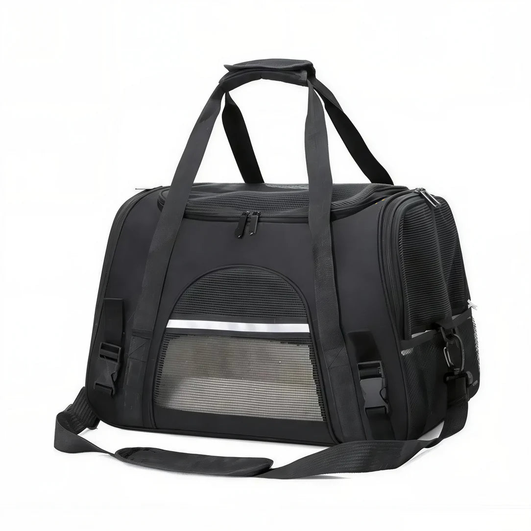 Sac de transport pour chat 1 Noir sac à