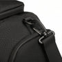 Sac de voyage antivol TSA Agora en nylon noir avec fermoir carabiner et sangle réglable