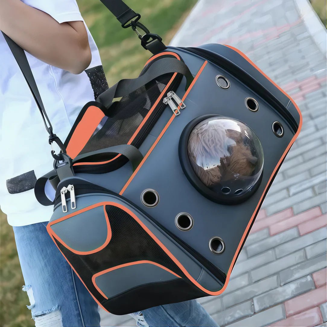 Sac hublot à bandoulière pour chat & chien