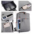 Sac minimaliste ordi portable femme sac à dos gris pour appareils électroniques