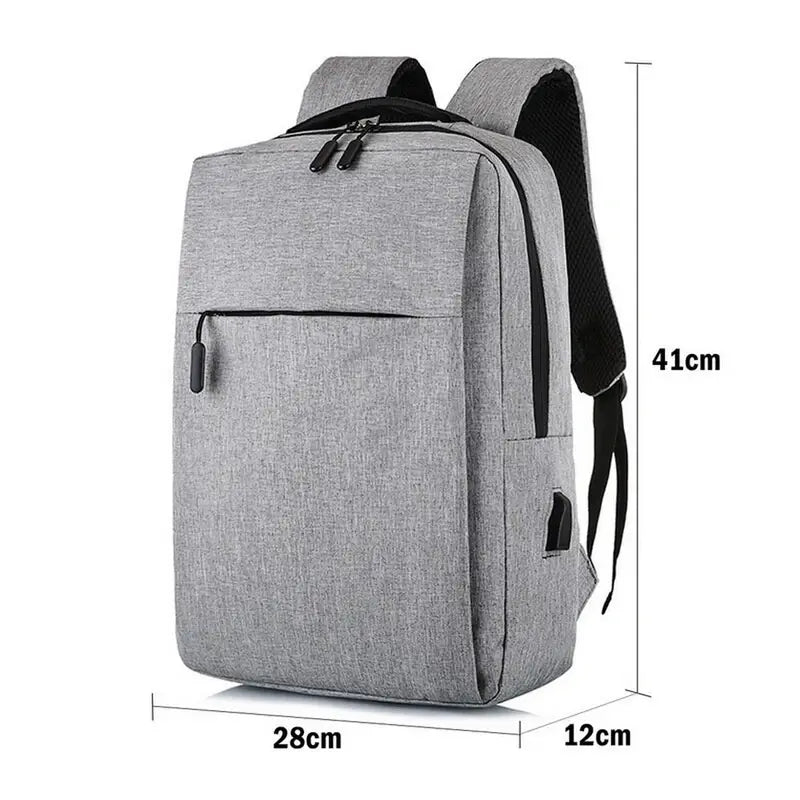 Sac minimaliste ordi portable femme en tissu gris clair avec zippers noirs et poches