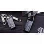 Serrures combinées noires sécurisant les zippers du sac ordinateur grande taille