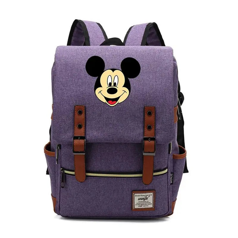 sac à dos mickey maternelle violet