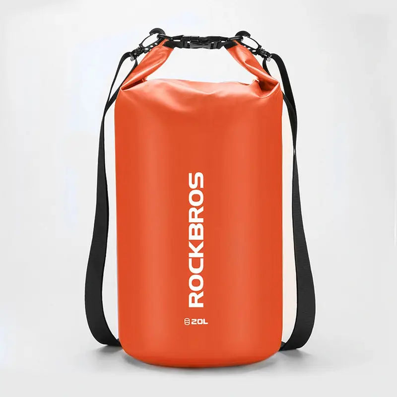 sac à dos imperméable de randonnée orange