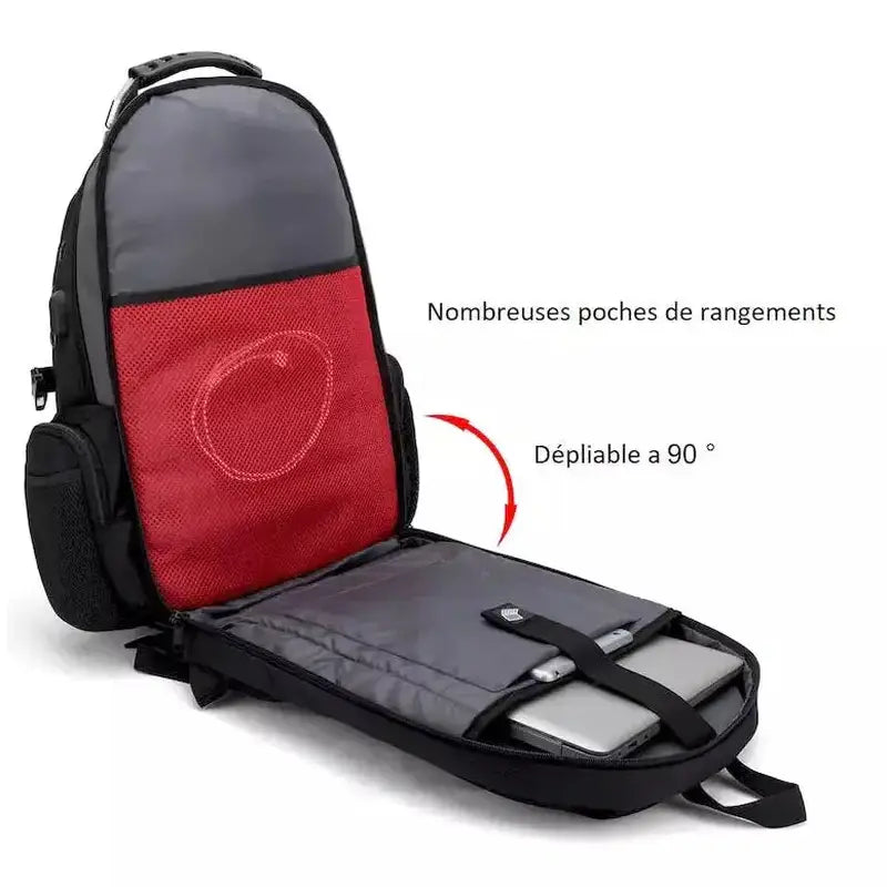 Cartable homme multifonction dépliable