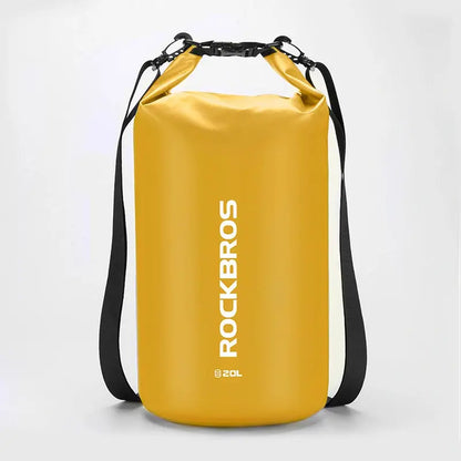sac à dos imperméable de randonnée jaune