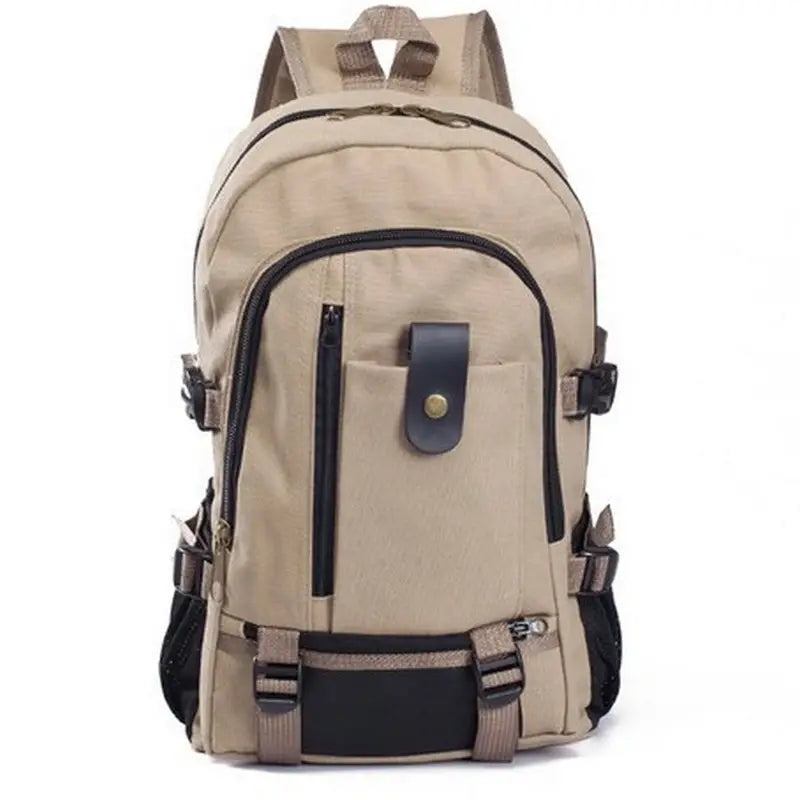 Sac à dos cartable homme en toile