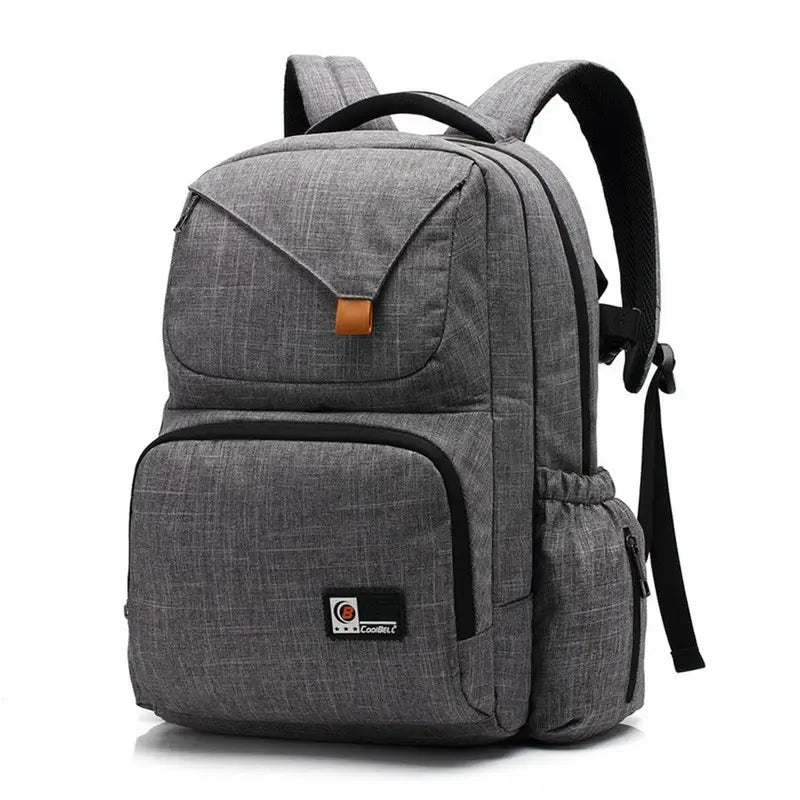 Cartable noir d'école en tissu