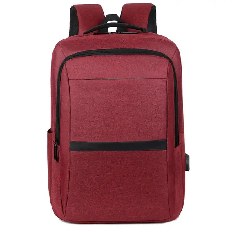 Sac à dos ordinateur usb rouge