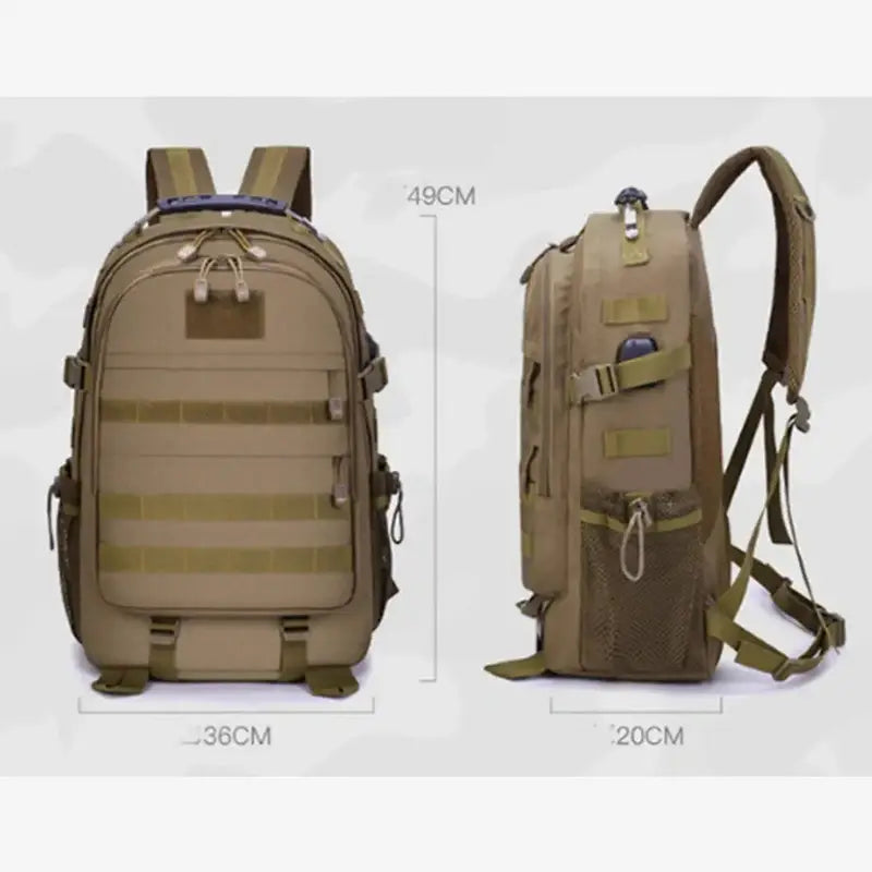 sac à dos militaire 50l dimensions : 49cmx36cmx20cm