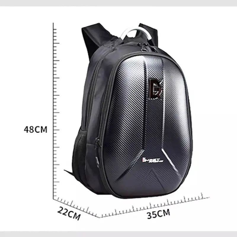 sac à dos moto rigide dimensions : 48cmx35cmx22cm