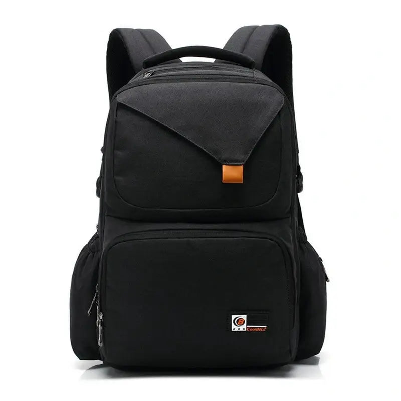 Cartable noir d'école en tissu