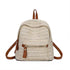 Petit sac à dos femme de plage en paille