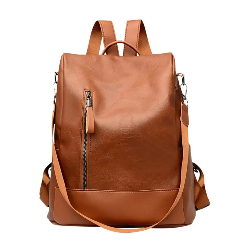 Sac à dos cuir souple femme