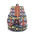 Sac à dos femme en toile imprimée