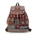 Sac à dos femme en toile imprimée