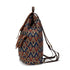 Sac à dos femme en toile imprimée