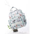 Sac à bandoulière à langer à motif imprimé