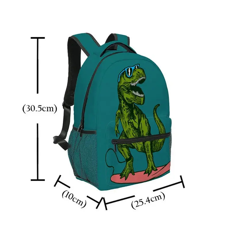 sac à dos dinosaure maternelle dimensions : 30cmx25cmx11cm
