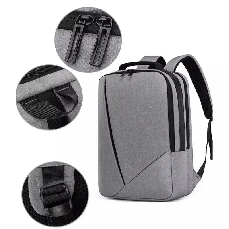Business Men&#39;s Backpack USB Charging Personality Rucksack Man Multifunctional Waterproof Oxford Cloth Bag For Laptop 15 6 Inch