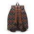 Sac à dos femme en toile imprimée