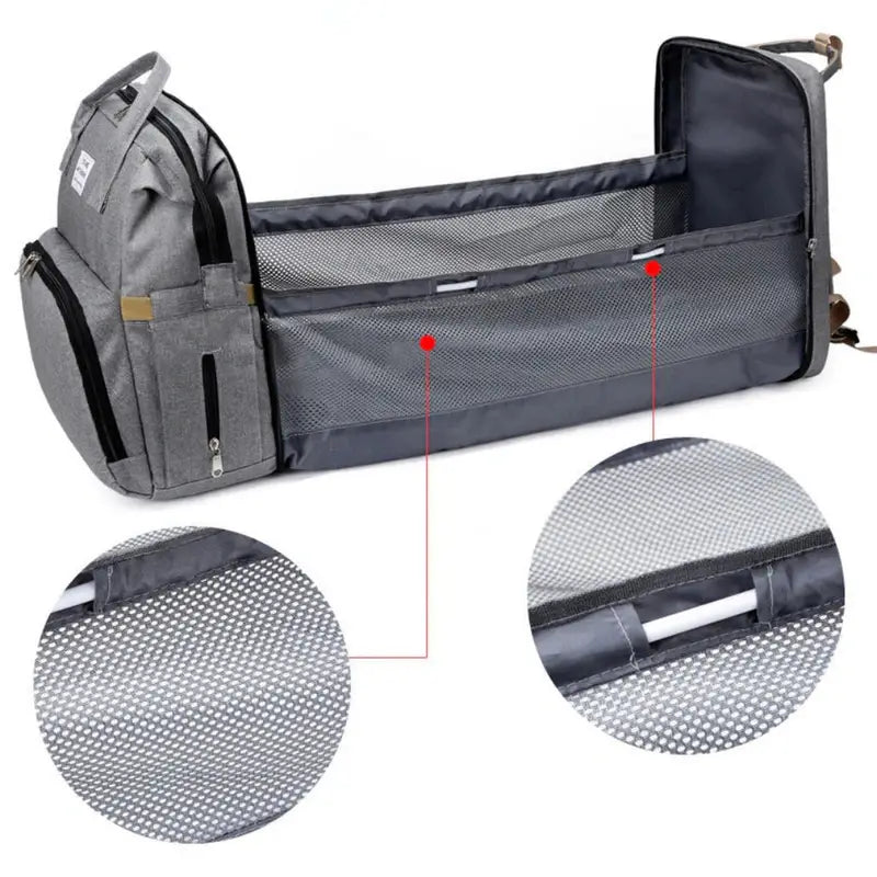 Sac à dos à langer usb
