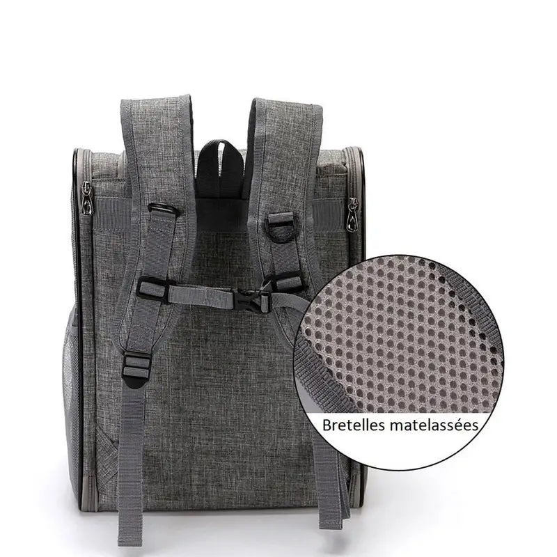 Sac à dos de transport pour chat