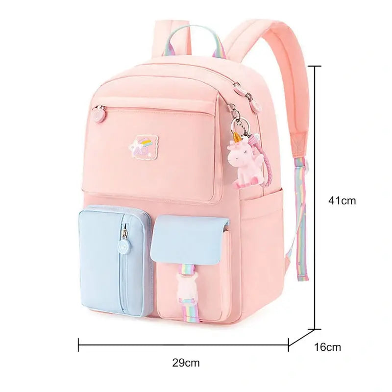 sac à dos maternelle fille dimensions : 41cmx29cmx16cm