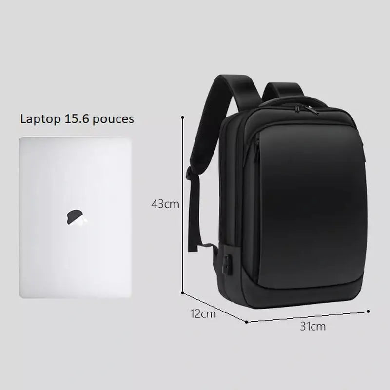 sac à dos ordinateur 17 pouces imperméable dimensions : 43cmx31cmx12cm