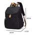 Sac à dos à langer noir