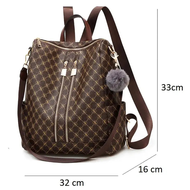 sac à dos cuir femme tendance dimensions : 33cmx32cmx16cm