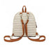 Petit sac à dos femme de plage en paille