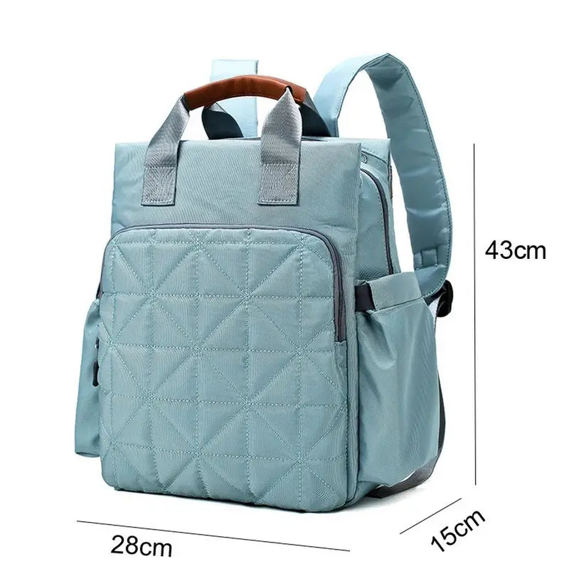 sac à dos à langer bébé dimensions : 43cmx28cmx15cm