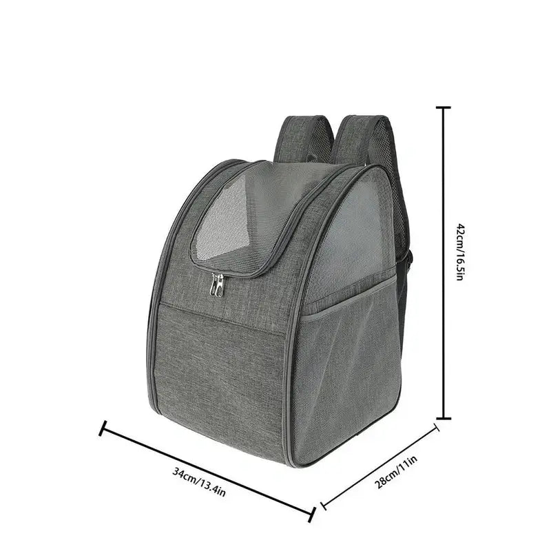 sac à dos de transport pour chat dimensions : 42cmx28cmx34cm