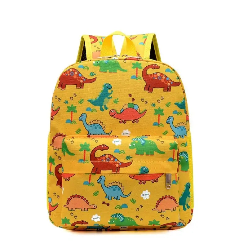 sac à dos maternelle garçon dinosaure jaune