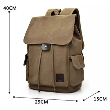 cartable homme en toile canvas dimension : 40cmx29cmx15cm