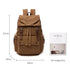Sac à dos vintage homme en toile