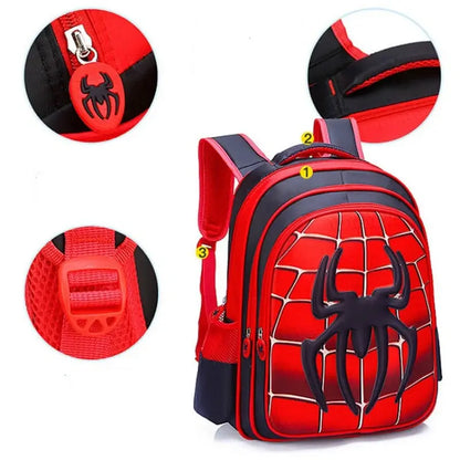 sac à dos spiderman maternelle rouge